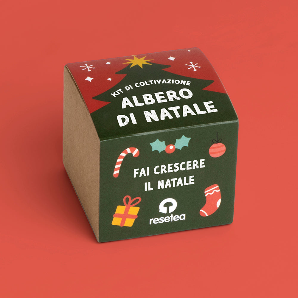 Set Da 4 Eleganti Sacchetti Portaposate Natalizi A Forma Di Albero Di Natale In RPET - Decorazione Tavola Sostenibile Ed Ecologica In Verde, Rosso E Grigio